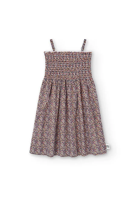 Girl's printed fabric dress