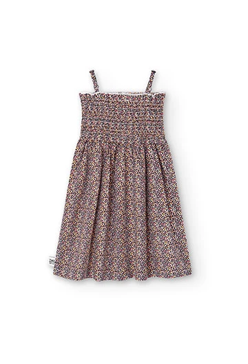 Girl\'s printed fabric dress
