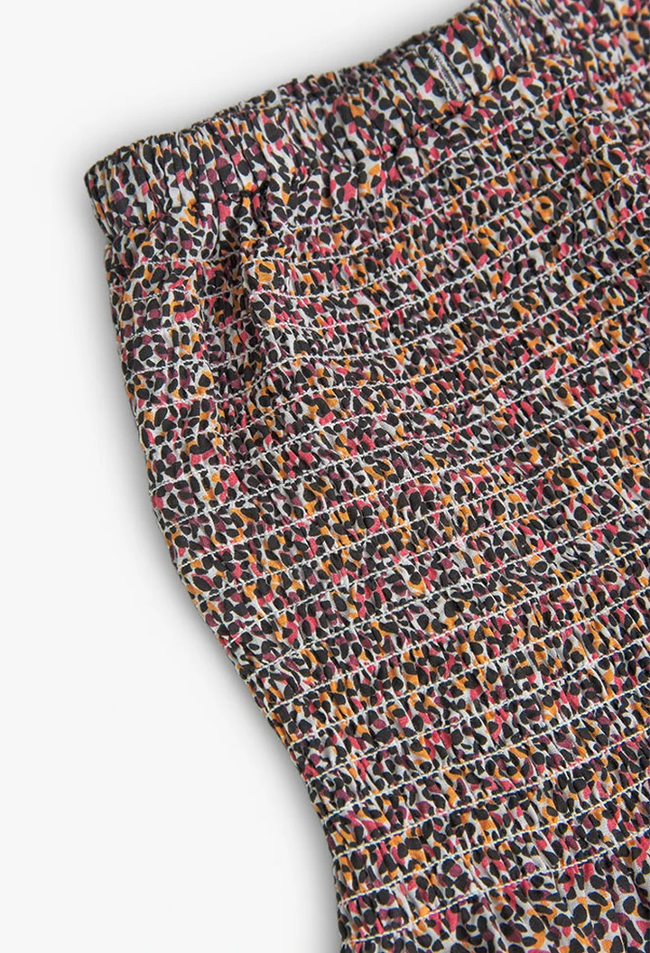 Jupe en tissu imprimé pour fille