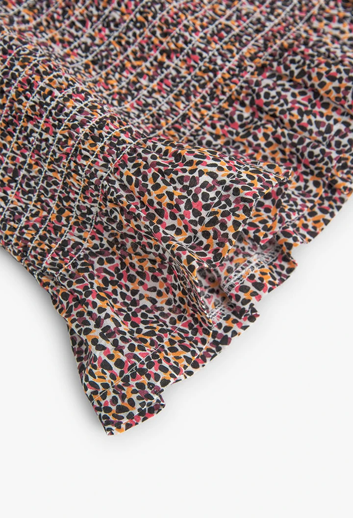 Jupe en tissu imprimé pour fille