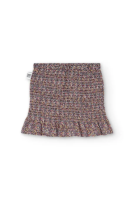 Girl's printed fabric skirt