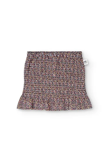 Girl\'s printed fabric skirt