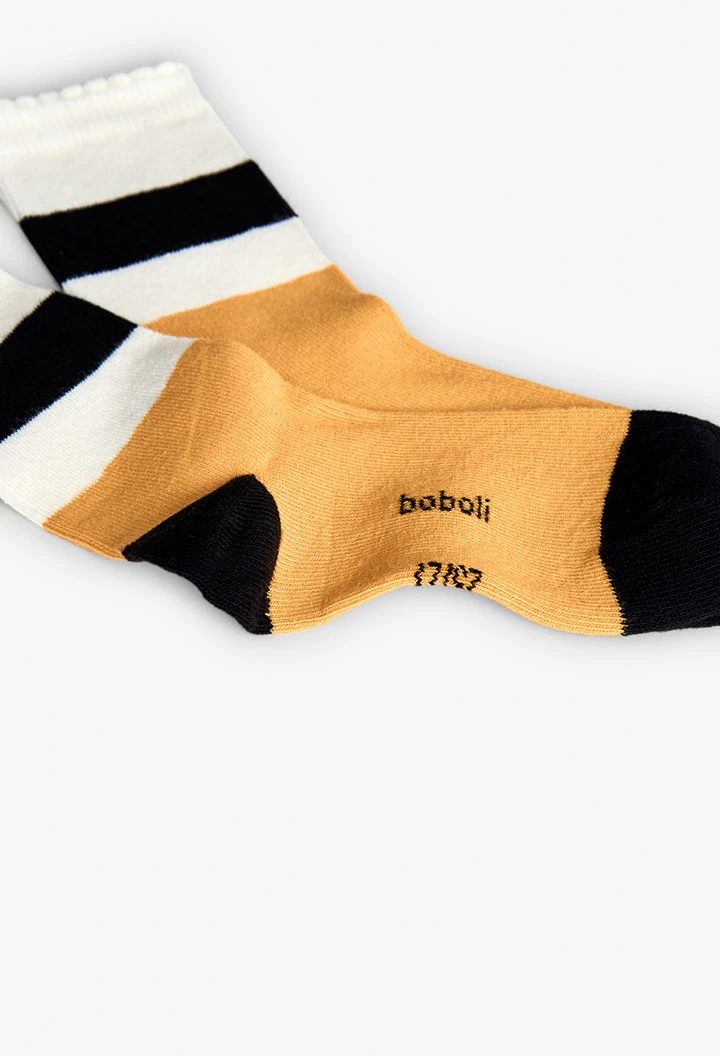 Pack of three black socks for girls