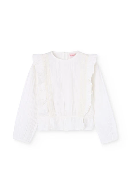 Blusa de niña blancos