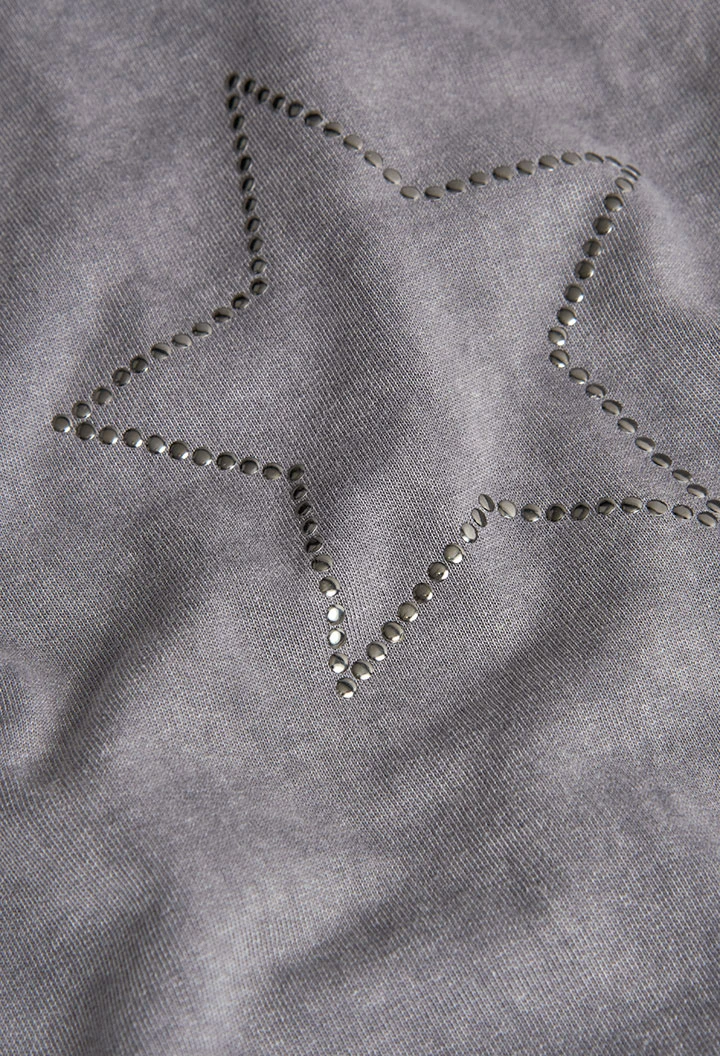 Sweatshirt cinza felpa menina