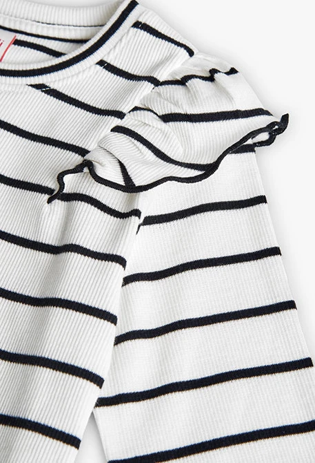 T-shirt fille maille noire