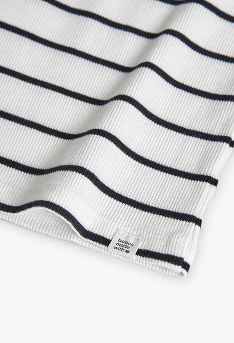 T-shirt fille maille noire