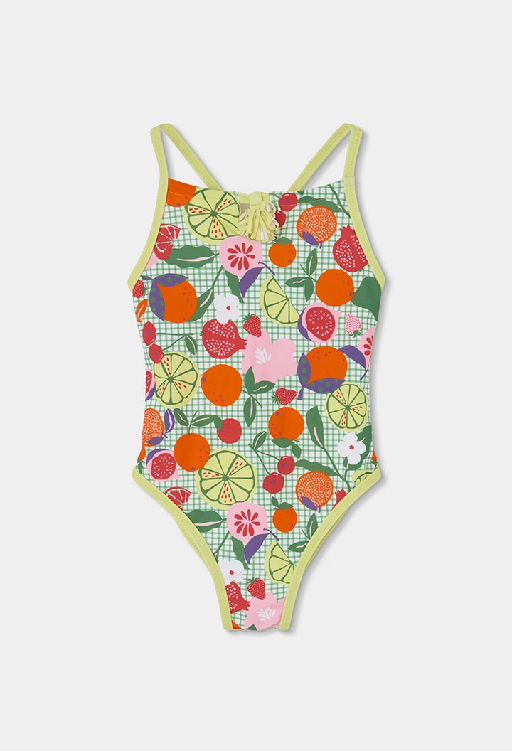 Fato de banho menina estampado frutas