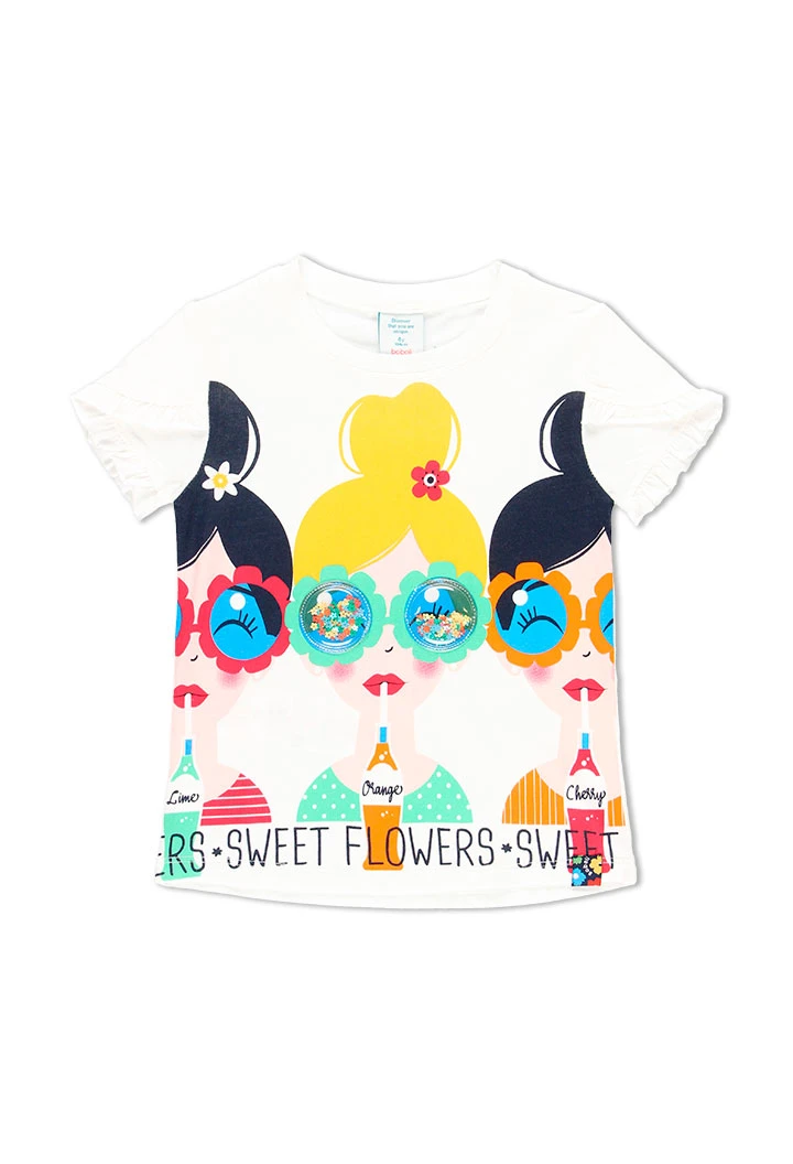 T-Shirt tricot pour fille