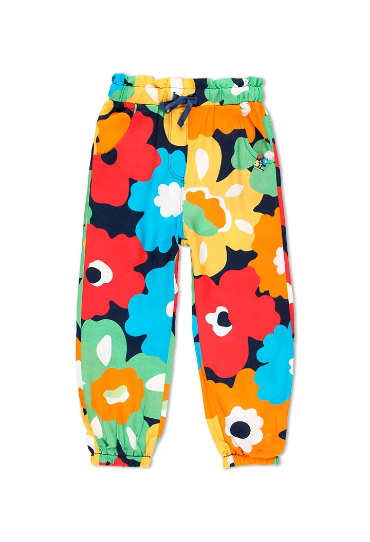 Pantalon fleurs pour fille