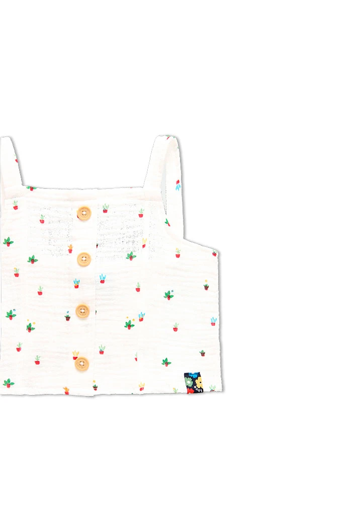 Top imprimé pour fille