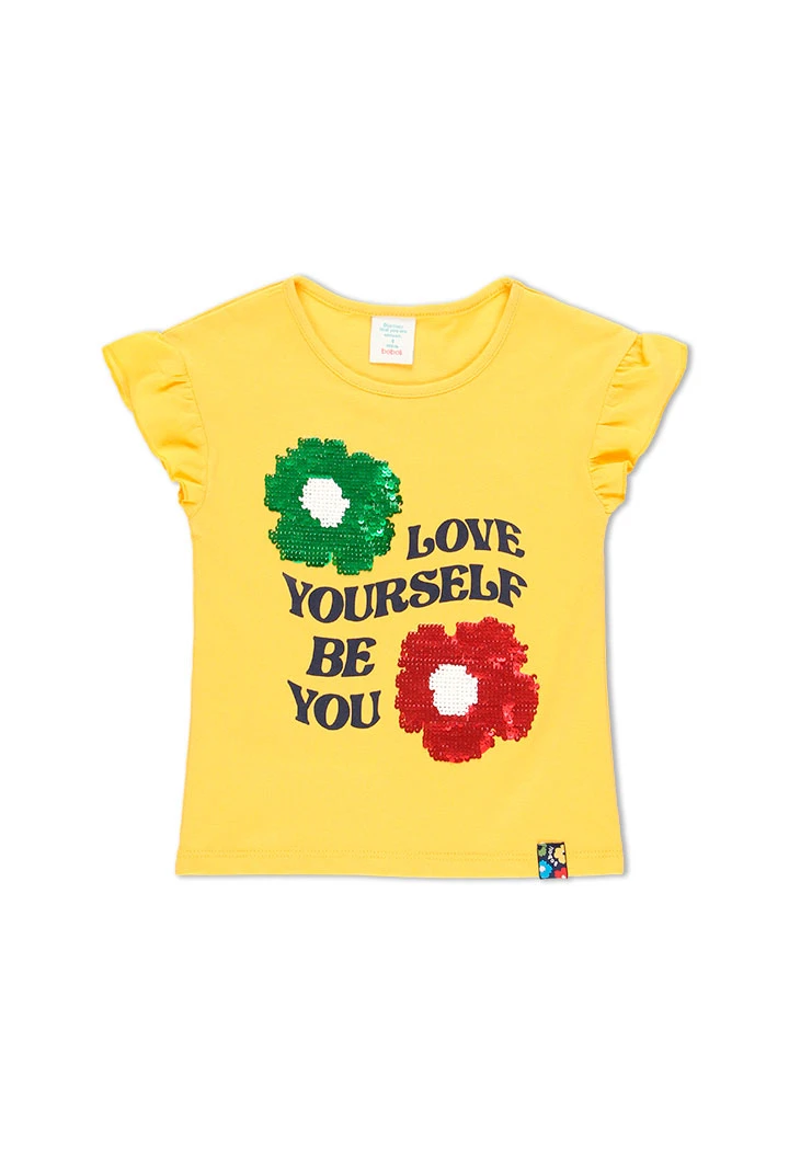 T-Shirt tricot pour fille