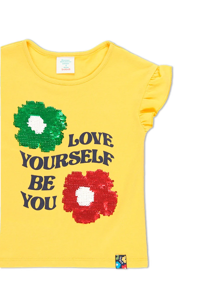 T-Shirt tricot pour fille