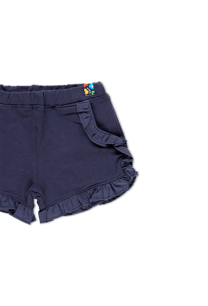 Short en molleton pour fille