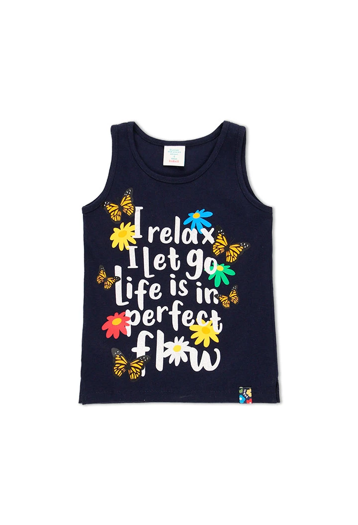 Pack en tricot bi matiere pour fille