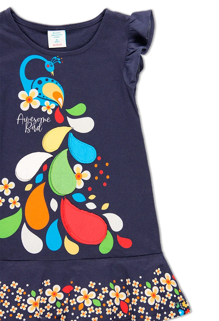 Robe "a fleurs" pour fille