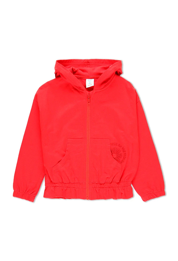 Veste en molleton à capuche pour fille