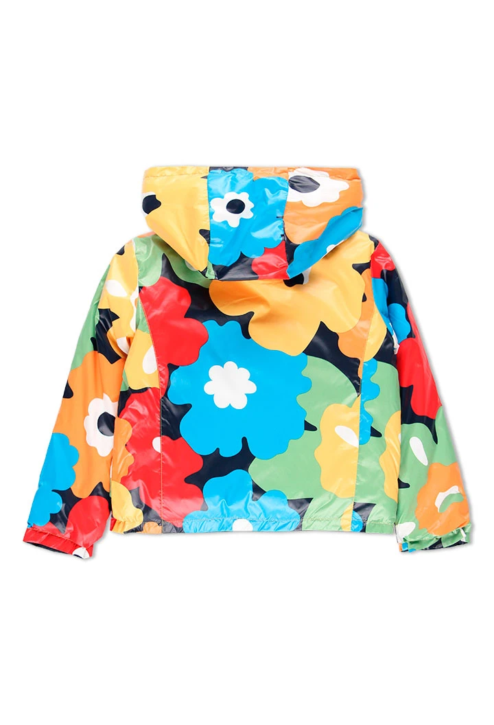 Parka en toile technique pour fille