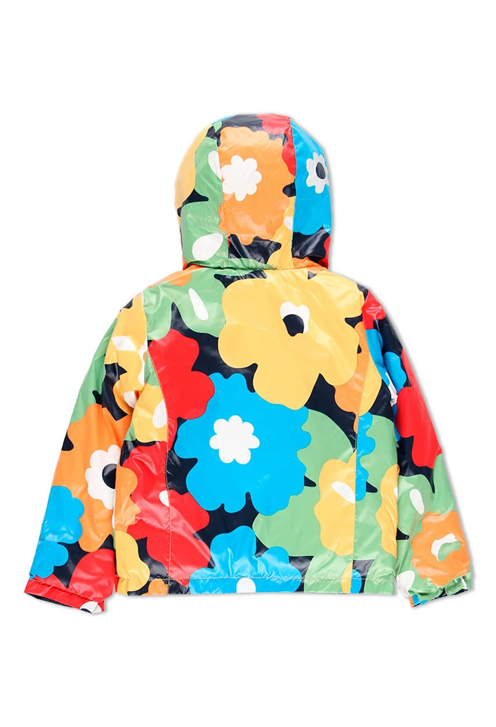 Parka en toile technique pour fille