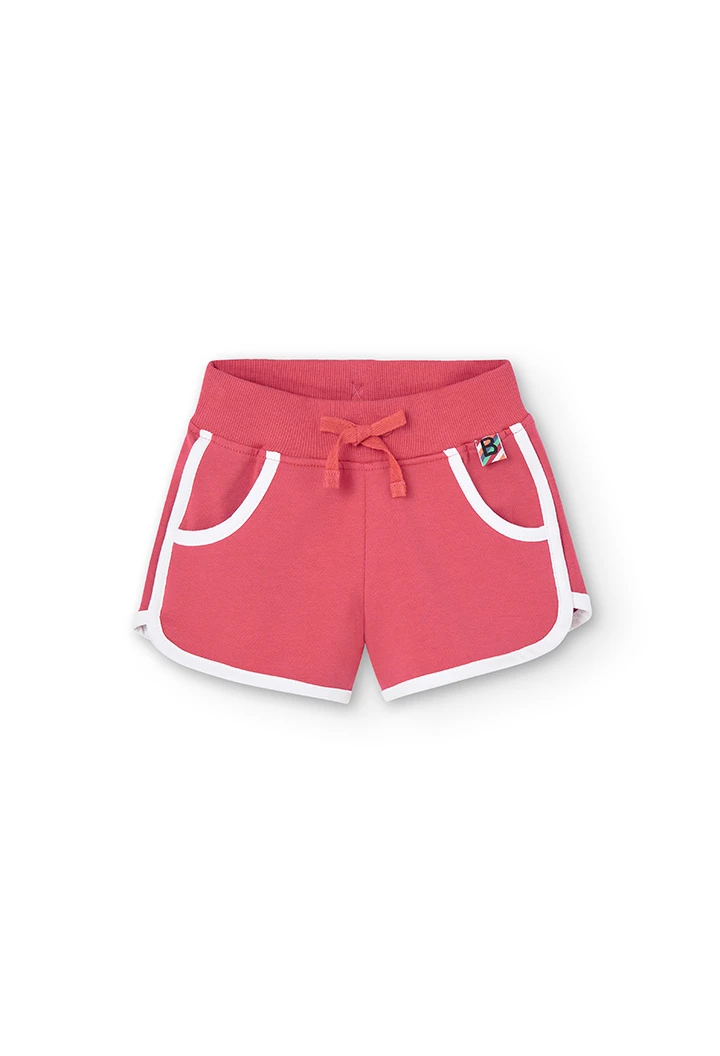 Short en molleton stretch pour fille