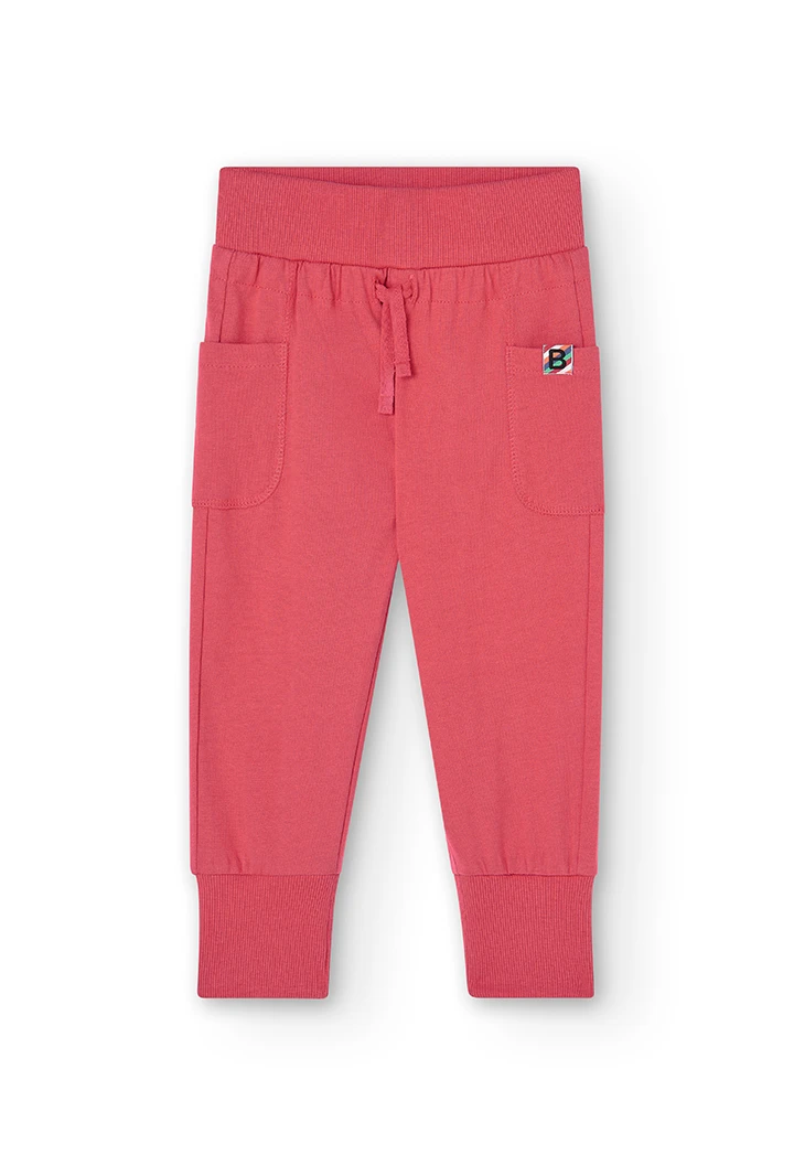 Knit trousers for girl