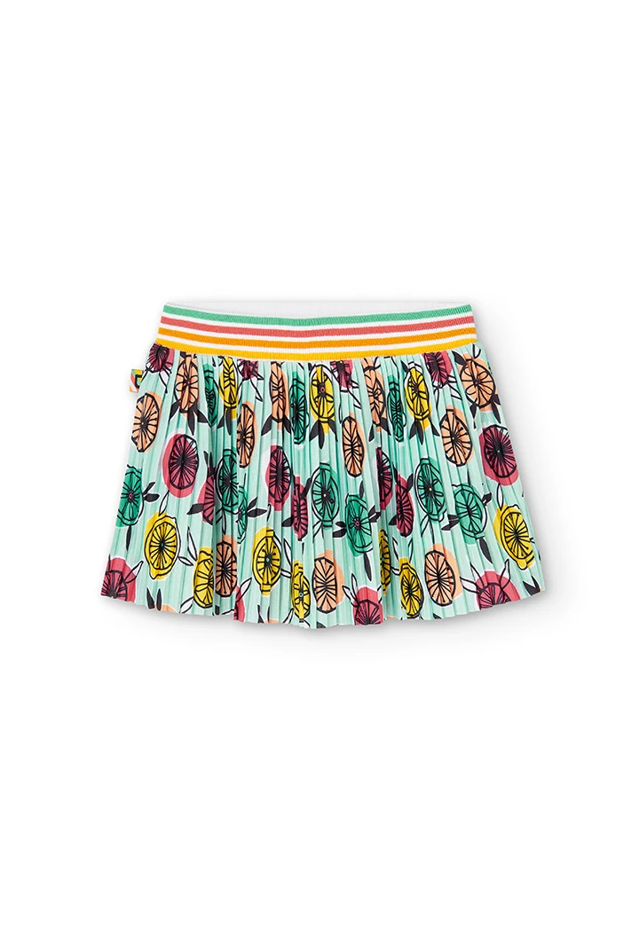 Knit skirt for girl
