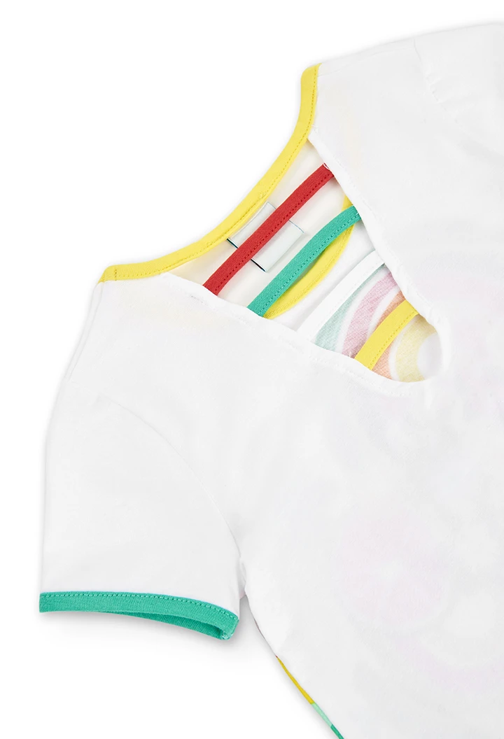 Stretch knit t-Shirt for girl