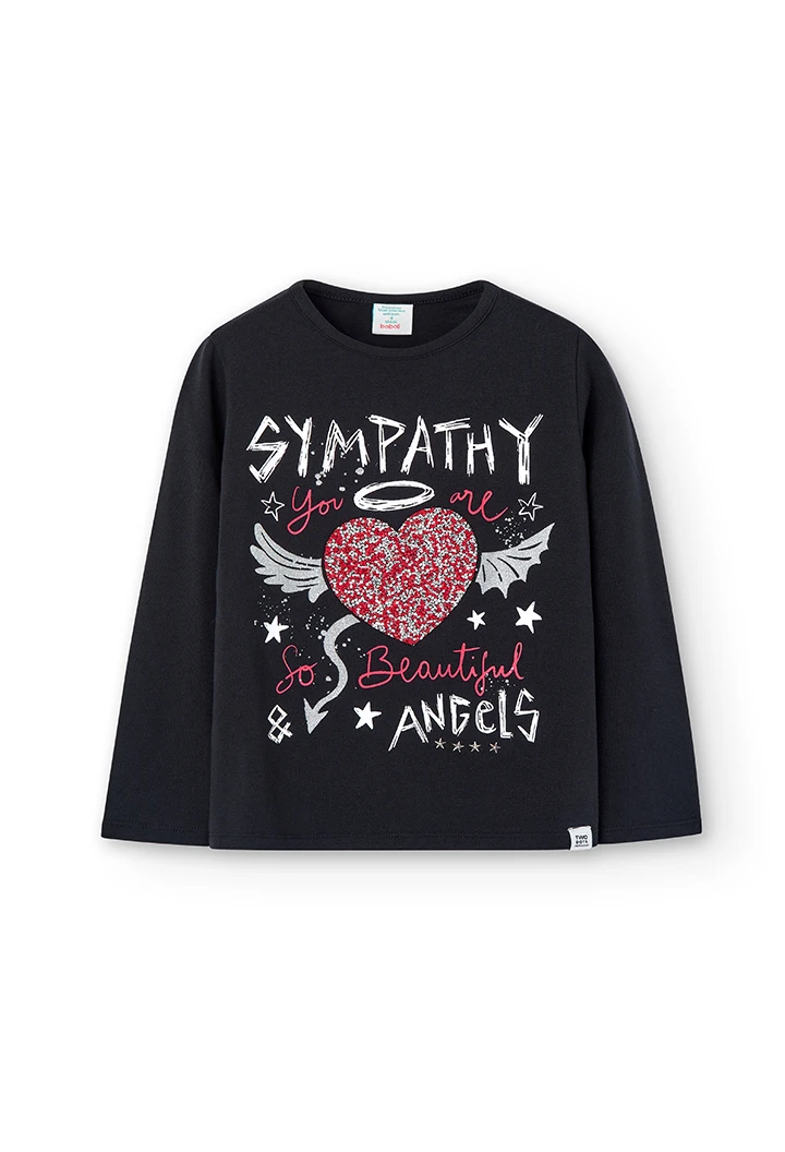 Stretch knit t-Shirt for girl