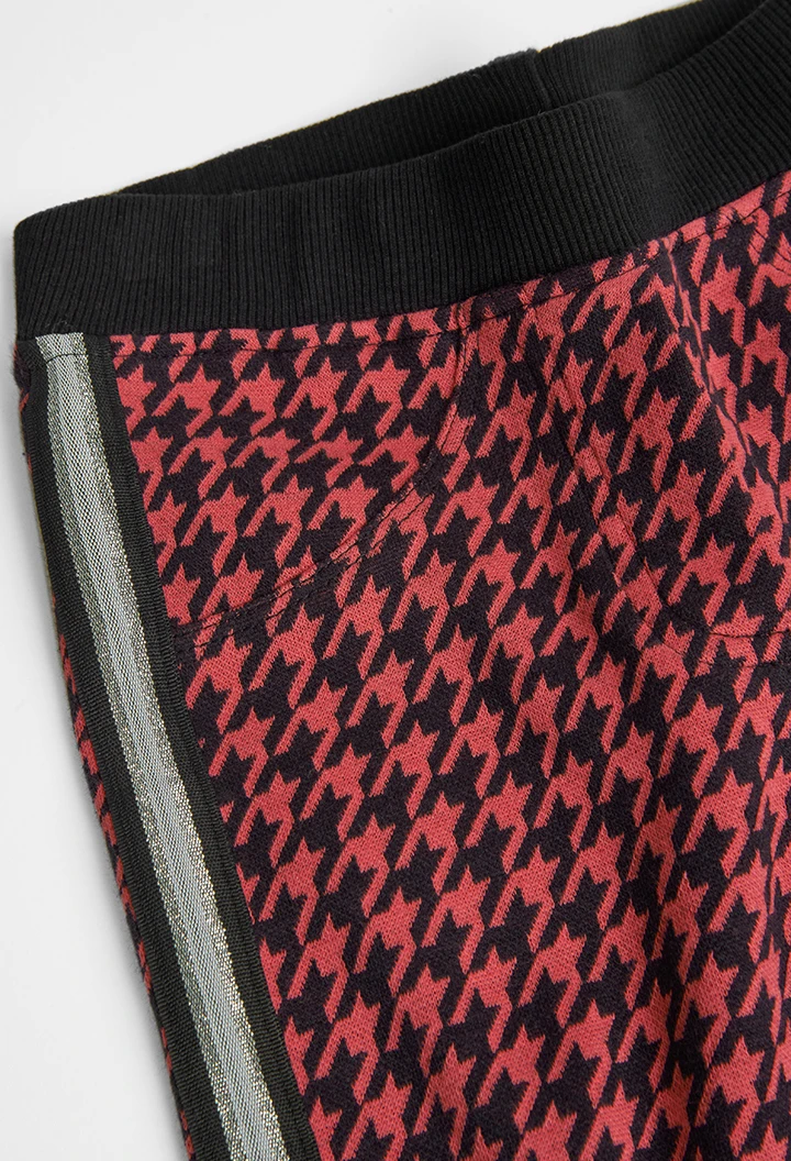 Knit trousers for girl