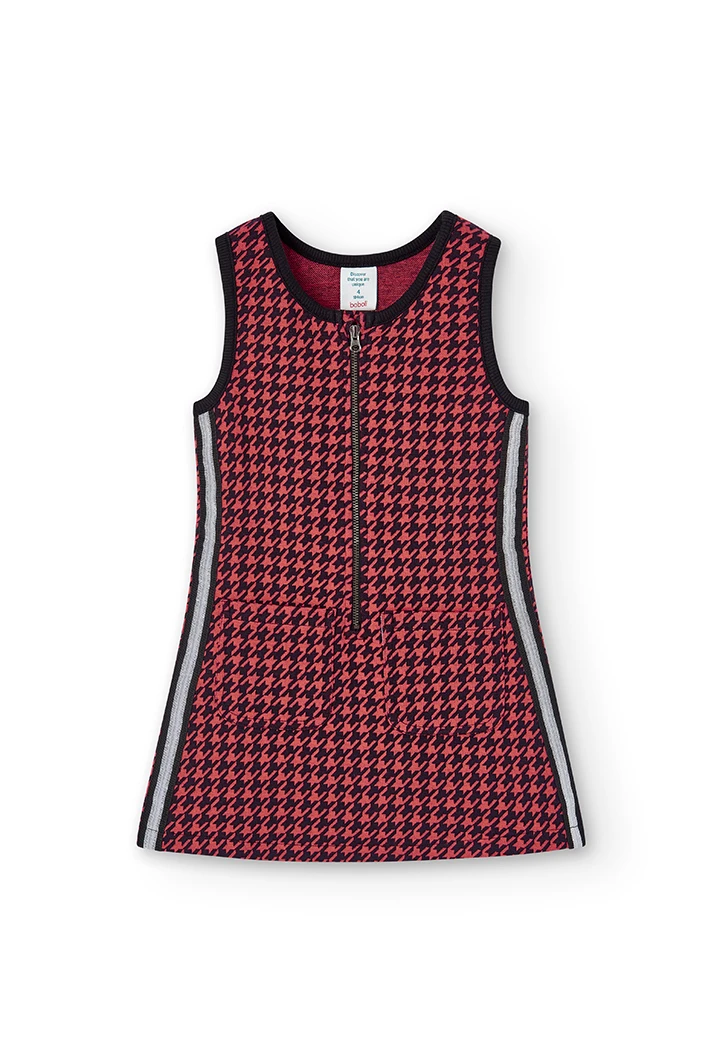 Jupe salopette maille pour fille