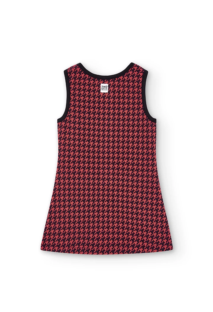 Jupe salopette maille pour fille