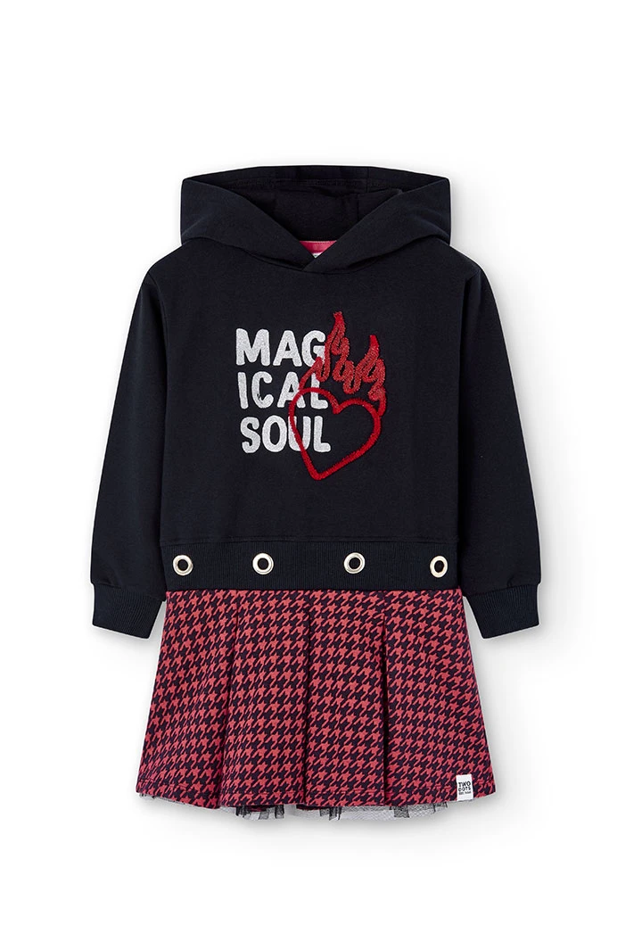 Robe en molleton pour fille