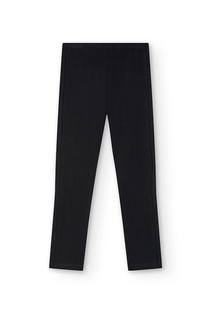 Stretch knit leggings for girl