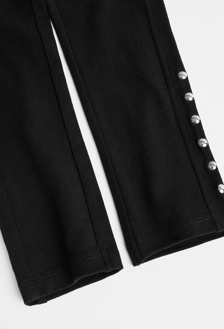 Stretch knit leggings for girl