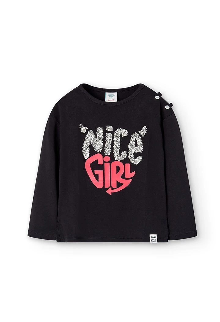 Stretch knit t-Shirt for girl