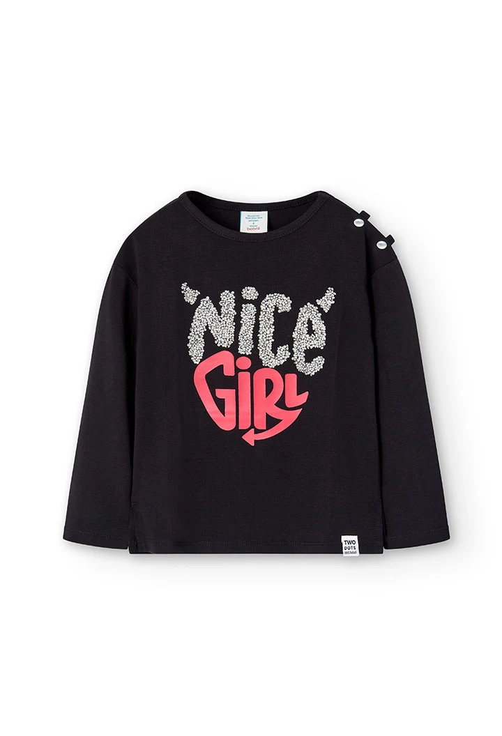 T-Shirt stretch pour fille