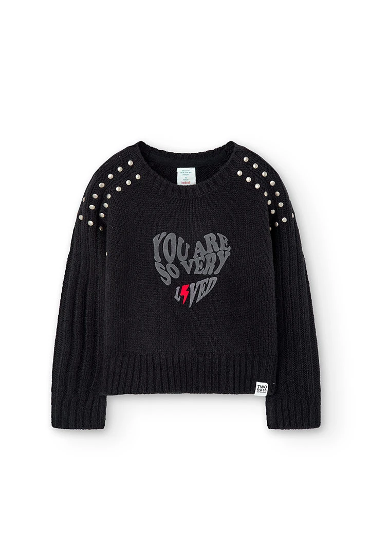 Strick pullover für mädchen