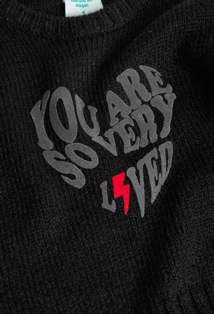 Strick pullover für mädchen