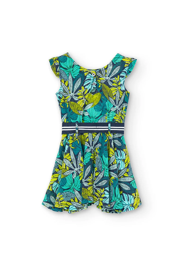 Robe en bambula pour fille imprimée
