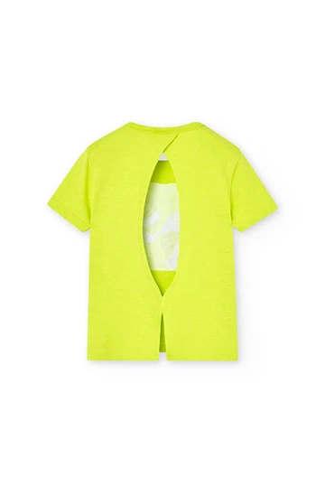 Strick-Shirt Flamé, für Mädchen in Farbe Grün