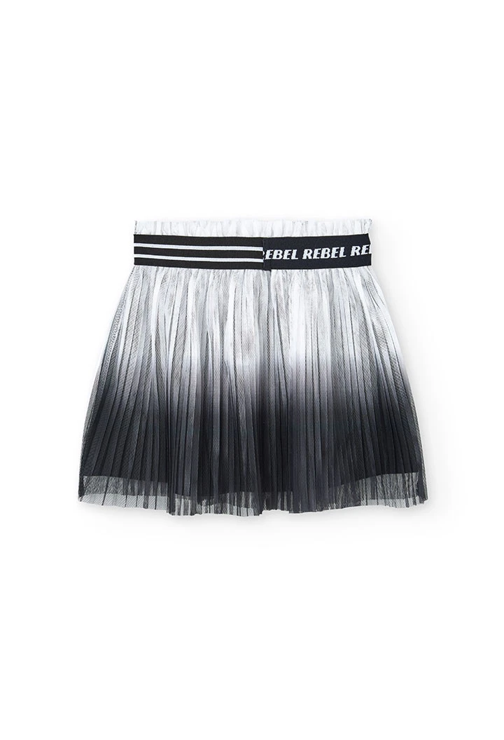 Black tulle skirt for girl