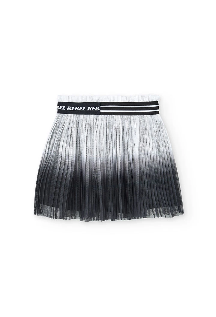 Jupe en tulle pour fille en noir