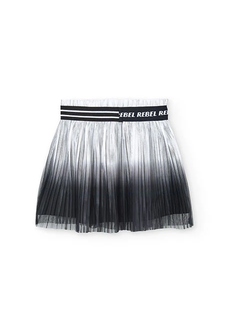 Black tulle skirt for girl