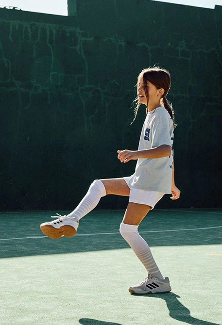 White cotton shorts
