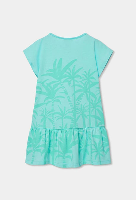 Vestido de punto azul