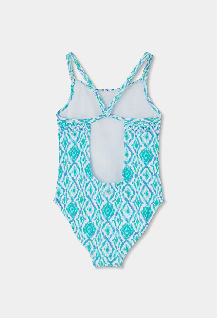 Costume da bagno stampato bambina UPF50+