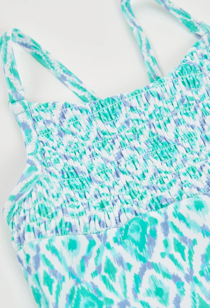 Bañador estampado niña UPF50+