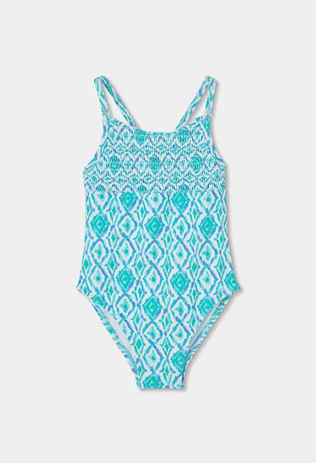 Printed swimsuit for girl