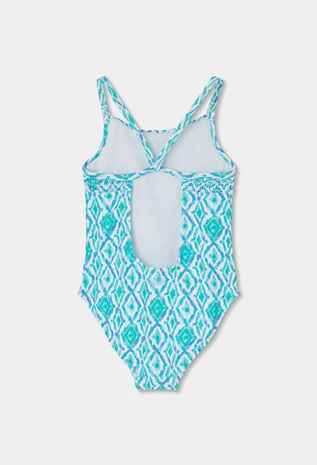 Costume da bagno stampato bambina UPF50+