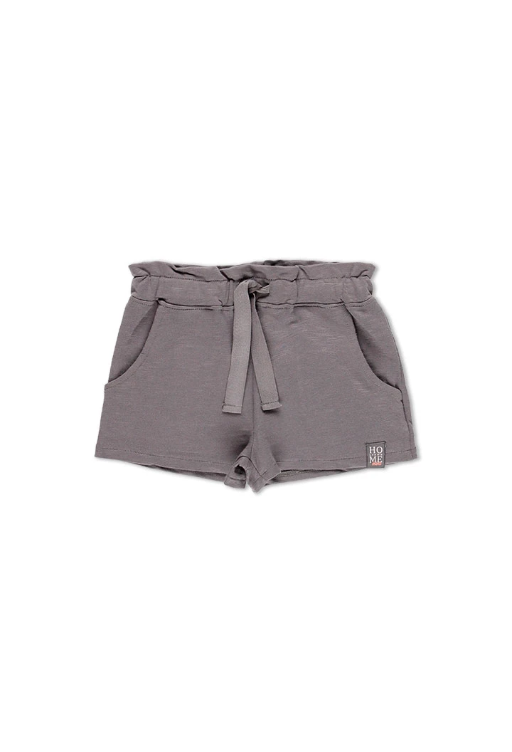 Short en molleton flame pour fille - organique